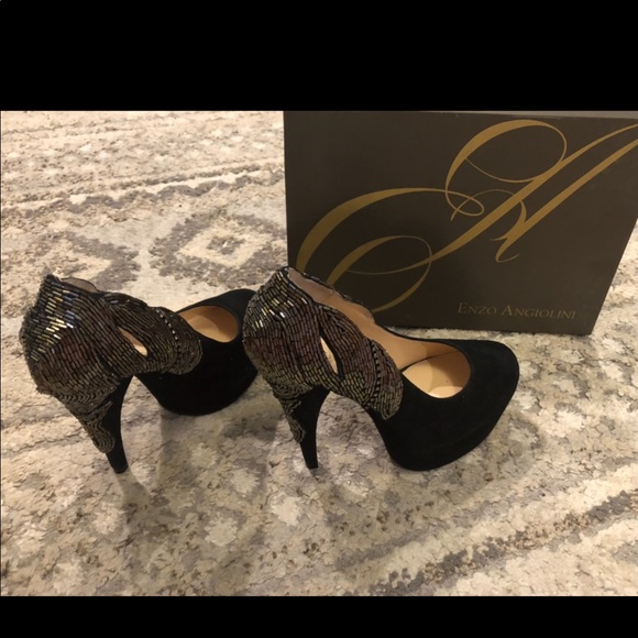 ENZO ANGIOLINI WOMEN'S BALADEVA PLATFORM PUMP HEELS size 7.5 - Picture 6 of 16